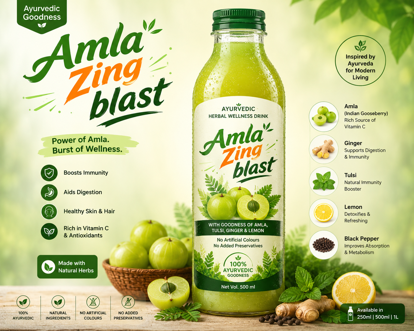 Amla Zing Blast - Ayurvedic welcome gift for new members